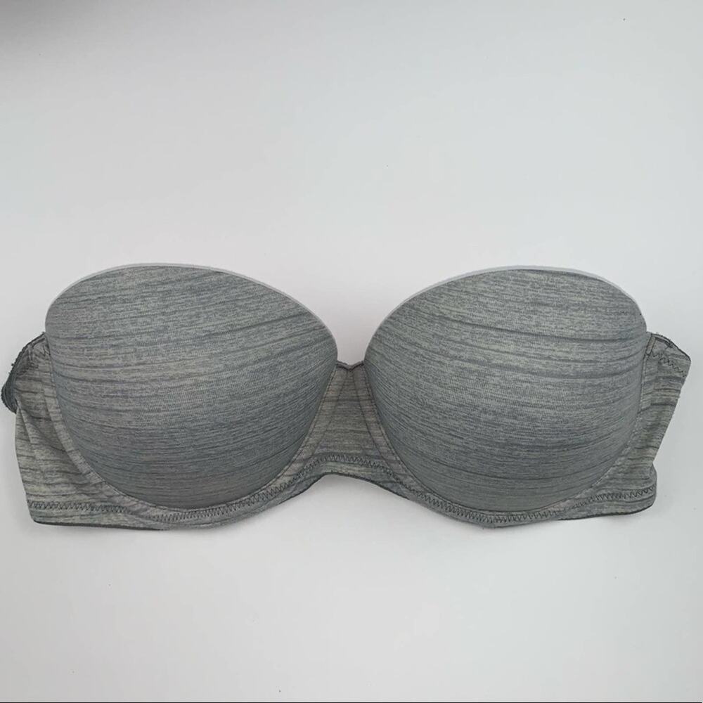 PINK Victoria’s Secret Push-Up Strapless Bra 32C #2595